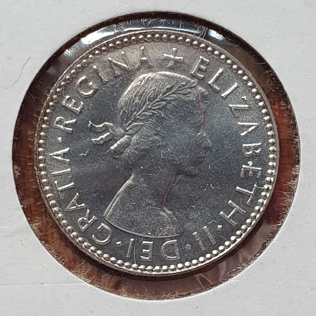 1954-Australia-Proof-Sixpence-Coin-With-Error-On-Both-Sides!